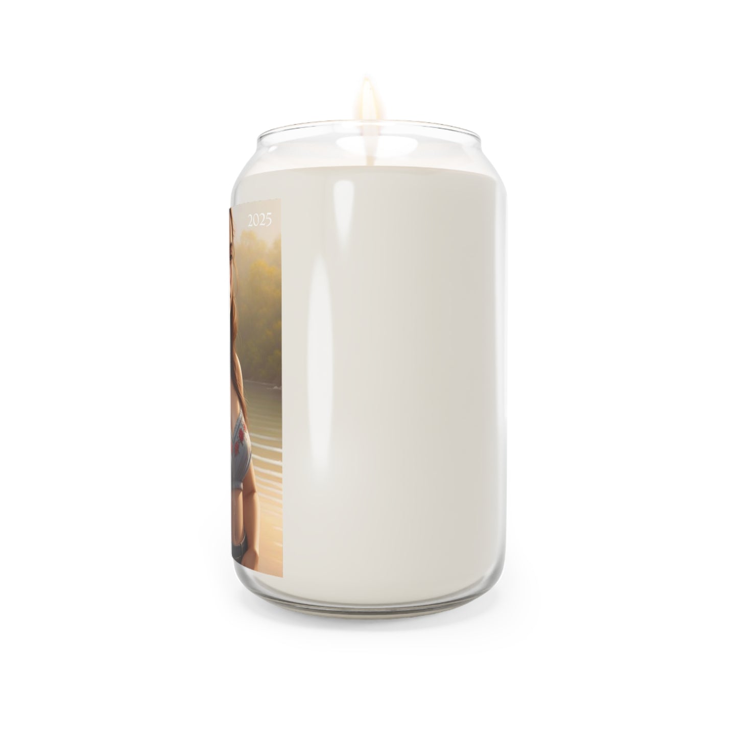 Women Wistful Candle Affirmation