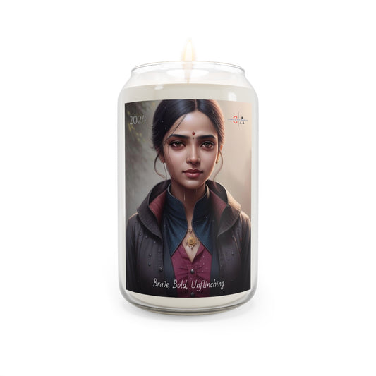 Women Brave Candle Affirmation