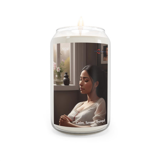 Women Calm Candle Affirmation